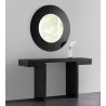 Delaney Console In High Black - Lifestyle