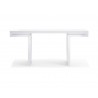 Delaney Console In High White - Front