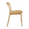 Greenington Hanna Chair Bamboo Seat, Wheat - Set of Two - Side Angle