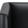Sunpan Shylo Lounge Chair - Castillo Black - Seat Closeup Top Angle - Sunpan Shylo Lounge Chair - Castillo Black - Seat Closeup Top Angle