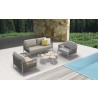 Whiteline Modern Living Catalina 4-Piece Outdoor Collection - Lifestyle