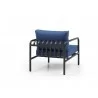 Andrea Outdoor 4-Piece Set in Blue-chair 1 - Andrea Outdoor 4-Piece Set in Blue-chair 1