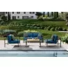 Andrea Outdoor 4-Piece Set in Blue- Lifestyle 1 - Andrea Outdoor 4-Piece Set in Blue- Lifestyle 1