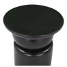 Colombo Side Table in Black - Angled from Top