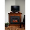 Outdoor Greatroom Company Columbia Corner Cabinet & Riser - Lifestyle