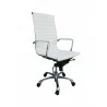 J&M Furniture Comfy High Back Office Chair  White - J&M Furniture Comfy High Back Office Chair  White