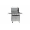 Bull BBQ 30" Griddle Complete Cart - Open and Angled - Bull BBQ 30" Griddle Complete Cart - Open and Angled