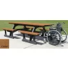Polly Products Commons Table ADA Compliant 2 ends (HP) - Polly Products Commons Table ADA Compliant 2 ends (HP)