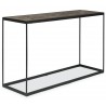 Home Again Console Table Carbon - Angled View