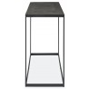 Home Again Console Table Carbon - Side Close-up