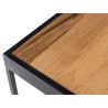 Home Again Console Table Toast - Edge Close-up