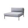 Cane-Line Conic daybed module, Cane-line AirTouch - light grey