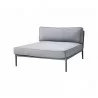 Cane-Line Conic daybed module, Cane-line AirTouch - light grey - Cane-Line Conic daybed module, Cane-line AirTouch - light grey