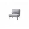 Cane-Line Conic single seater module, Cane-line AirTouch - light grey - Cane-Line Conic single seater module, Cane-line AirTouch - light grey