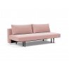 Innovation Living Conlix Sofa Bed Smoked Oak - Vivus Dusty Coral - Angled