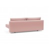 Innovation Living Conlix Sofa Bed Vivus Dusty Coral Back Side View