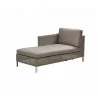 Cane-Line Connect Chaise Lounge Module Sofa, Right - taupe - Cane-Line Connect Chaise Lounge Module Sofa, Right - taupe