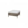 Cane-Line Connect Footstool white cushion - Cane-Line Connect Footstool white cushion