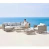 Cane-Line Connect Chaise Lounge Module Sofa, Right full set view - Cane-Line Connect Chaise Lounge Module Sofa, Right full set view