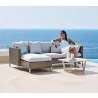 Cane-Line Connect Chaise Lounge Module Sofa, Right outdoor view - Cane-Line Connect Chaise Lounge Module Sofa, Right outdoor view