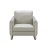 J&M Furniture Constantin Light Grey Chair Front View