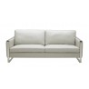 J&M Furniture Constantin Light Grey Sofa Front View