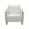 J&M Furniture Constantin Light White Chair Front