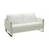 J&M Furniture Constantin Light White Love Seat Side View - J&M Furniture Constantin Light White Love Seat Side View