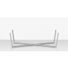 Source Furniture Contemporary Flat X 143 Style Dining Table Base Front