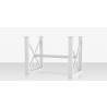 Source Furniture Contemporary Square X Style Bar Table Base Angle
