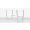 Source Furniture Contemporary U Bar Table Base Side Angle
