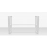  Source Furniture Contemporary U Bar Table Base Front