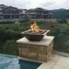 The Outdoor Plus Maya Hammered Copper Fire & Water Bowl 1 - The Outdoor Plus Maya Hammered Copper Fire & Water Bowl 1