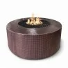 The Outdoor Plus 48" Unity Fire Pit - 24" Tall - Hammered Copper - The Outdoor Plus 48" Unity Fire Pit - 24" Tall - Hammered Copper