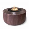 The Outdoor Plus 48" Unity Fire Pit - 24" Tall - Hammered Copper