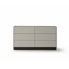 Raphael Dresser in Light Gray- front view 1 - Raphael Dresser in Light Gray- front view 1