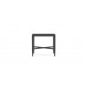 Azzurro Living Corsica Side Table in Matte Charcoal Aluminum - Side