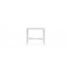 Azzurro Living Corsica Side Table in Matte White Aluminum - Side