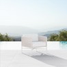 Azzurro Corsica Club Chair In Cloud Cushion - Lifestyle
