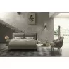 J&M Furniture Cortina Platform Bed In Taupe Finish - J&M Furniture Cortina Platform Bed In Taupe Finish