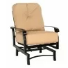 Woodard Cortland Cushion Spring Lounge Chair - Angled - Woodard Cortland Cushion Spring Lounge Chair - Angled