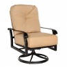 Woodard Cortland Cushion Swivel Rocking Lounge Chair - Angled