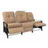Woodard Cortland Cushion Recliner Sofa - Angled and Reclined