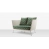 Source Outdoor Furniture Cosmo Aluminum Loveseat angle