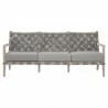 Essentials For Living Costa Outdoor 77" Sofa - Dove Flat Rope Performance Dove, Gray Teak - Front Angle - Essentials For Living Costa Outdoor 77" Sofa - Dove Flat Rope Performance Dove, Gray Teak - Front Angle
