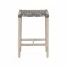 Essentials For Living Costa Outdoor Backless Counter Stool - Front Angle - Essentials For Living Costa Outdoor Backless Counter Stool - Front Angle