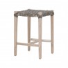 Essentials For Living Costa Outdoor Backless Counter Stool - Angled