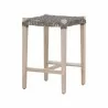 Essentials For Living Costa Outdoor Backless Counter Stool - Front Side Angle - Essentials For Living Costa Outdoor Backless Counter Stool - Front Side Angle