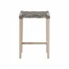 Essentials For Living Costa Outdoor Backless Counter Stool - Side Angle - Essentials For Living Costa Outdoor Backless Counter Stool - Side Angle