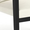 Sunpan Kirsten Lounge Chair Linoso Ivory - Seat Closeup Angle